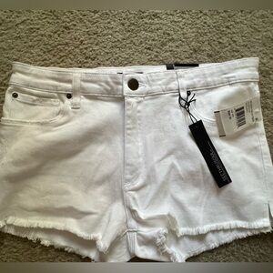 See Thru Soul Women's Crisp White Jean Shorts